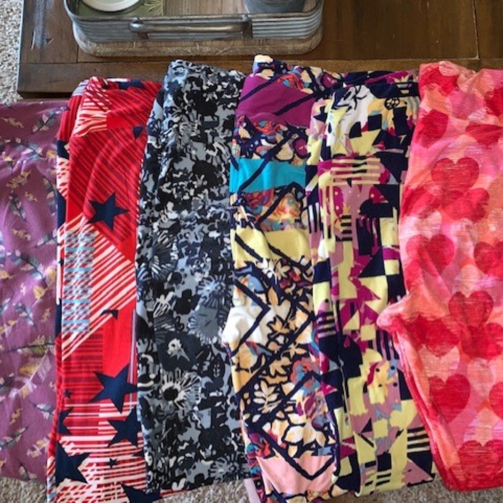 6 Pairs LulaRoe TC Leggings